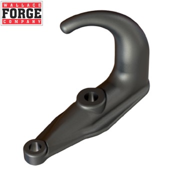 Forged Tow Hook, Right Hand - Wallace Forge